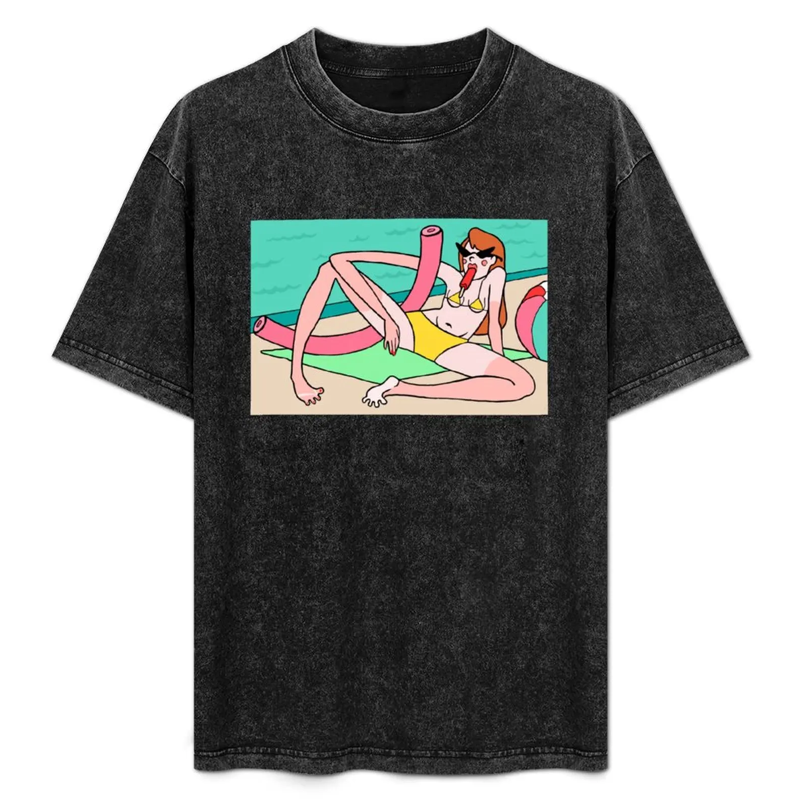 

Pool Noodle T-Shirt Casual Fashion Print Tee Top