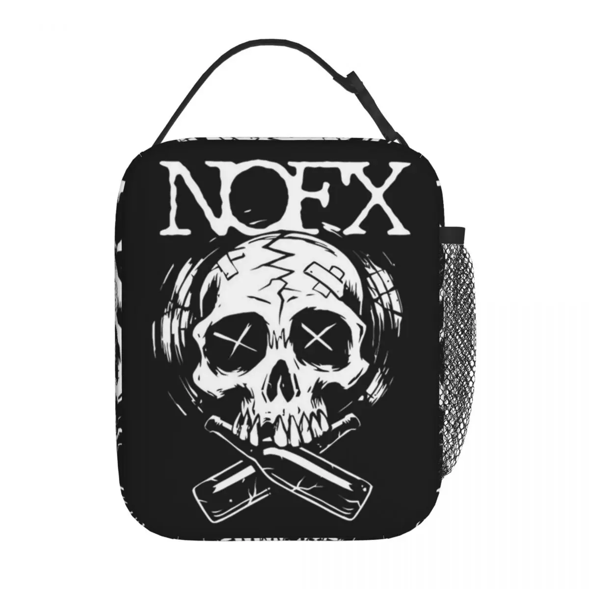 Nofx Punk Music Band Tour Insulated Lunch Bag Storage Food Box Portable Cooler Thermal Lunch Boxes For Travel