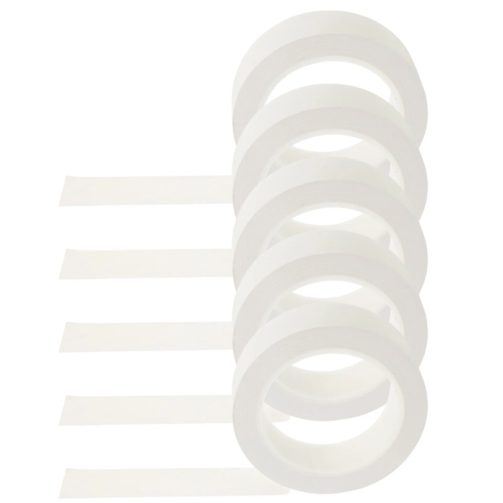 

5 Rolls Tough White Duct Tape Heavy Duty Multi-Function Carpet Sealing Packing Wrapping Tape Adhesive Tapes Package Accessory