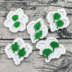 Ginkgo Palm Monstera Deliciosa Maple Leaf Silicone Sugarcraft Mold Resin Tools Cupcake Baking Mold Fondant Cake Decorating Tools