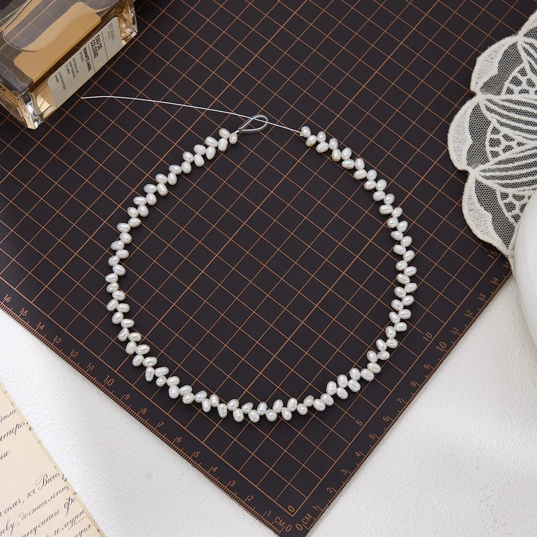 

5mm AAA Natural Freshwater Pearl Rice Loose Beads for Jewelry Making DIY Women Men Necklace Bracelets Handicrafts Accessories