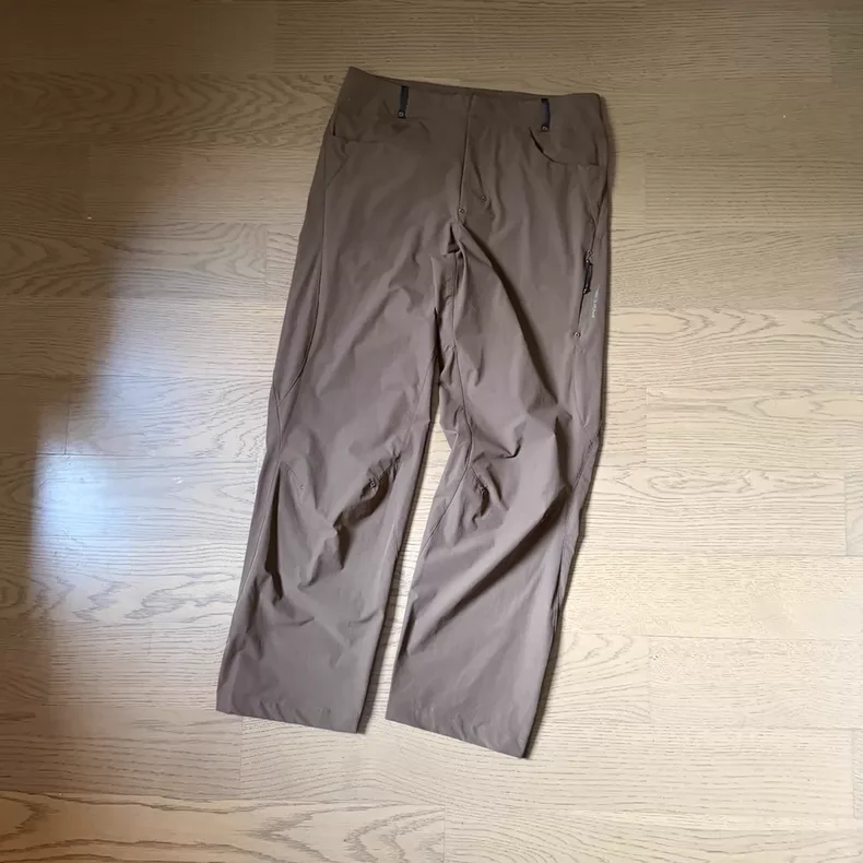 Portal Pioneer Styling Y2K Light 3D Cut Folding Tie Sports Function Straight Pants