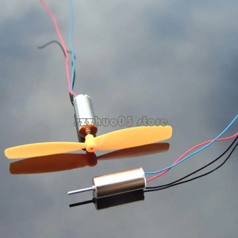

M3GE 2Pcs High Efficiency 7x16mm Coreless Motors with Wire For Robotics High Speed