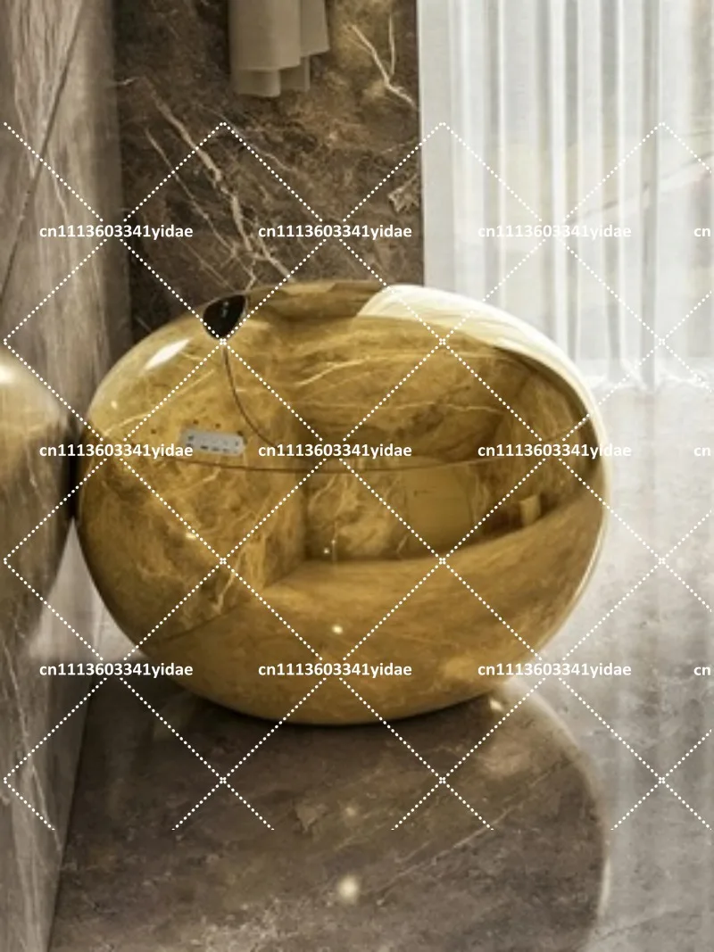 Smart Toilet Egg-Shaped Design for Villa Hotel Clubhouse Personalized Luxury Bidet