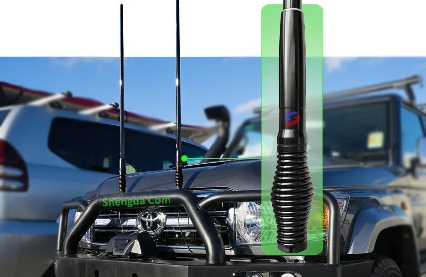 off road antenna bullbar fender spring base mount 465mhz UHF fiberglass mobile offroad car   