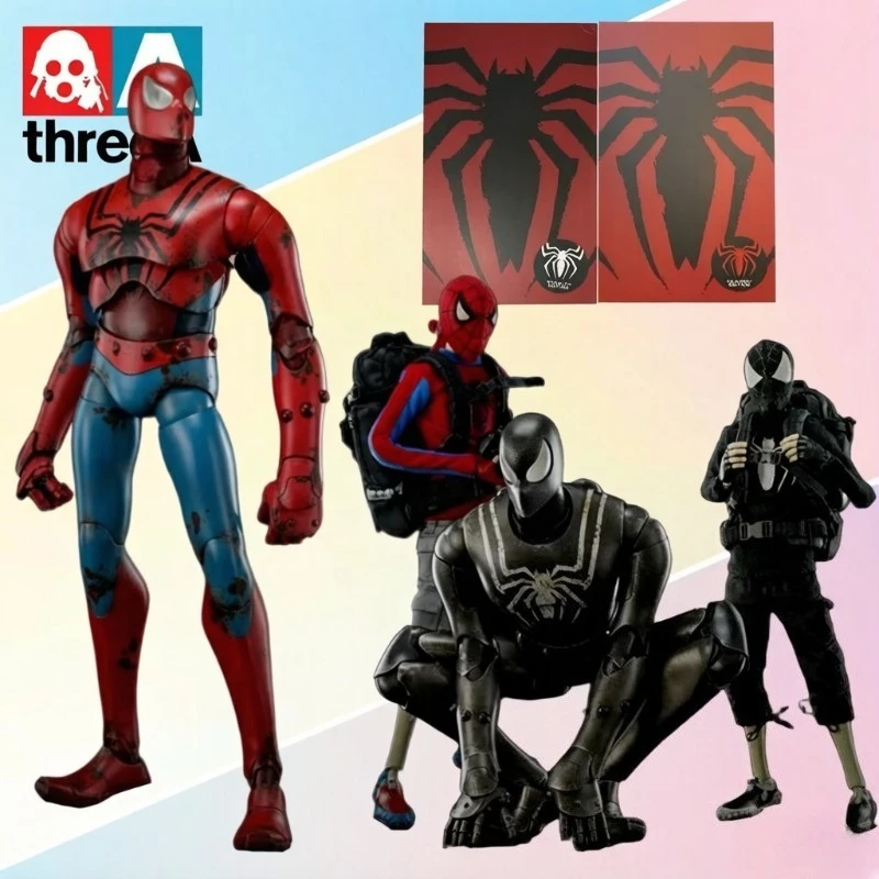 

ThreeA Toys Original 1/6 Scale Marvel Peter Parker & Spider-Man Classic & Secret Version Collectible Action Figure Model Toys