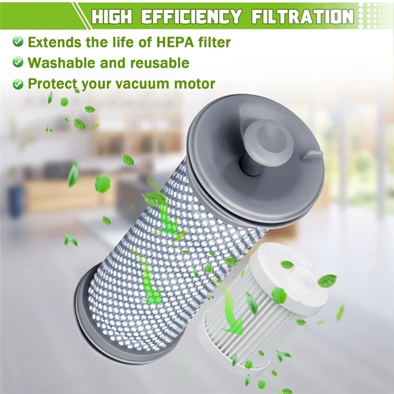 

【Coupon!】For Tineco A10/A11 S11/S12 EA10 S1 Pure ONE Series Vacuum Cleaners Filter Holder With Washable Mesh Filters