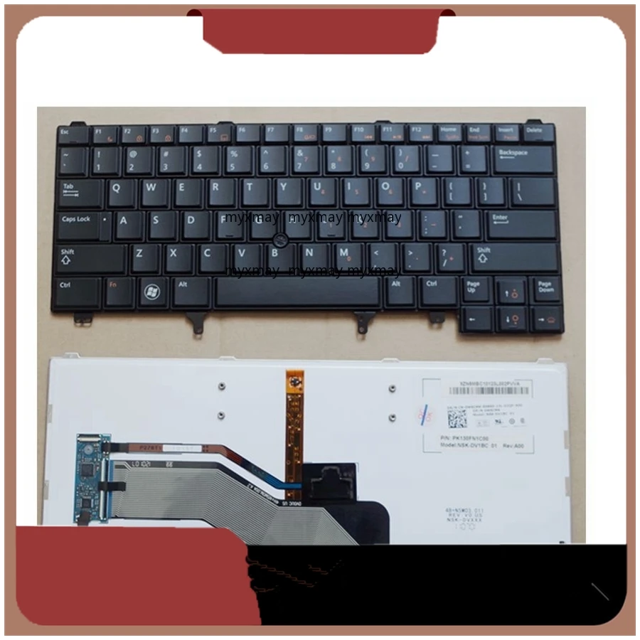 Клавиатура SP/US/RU с подсветкой для DELL E6420 E5420 E5430 E6220 E6320 E6330 E6430 E6440 E6230 P38G P25G P15G P16G