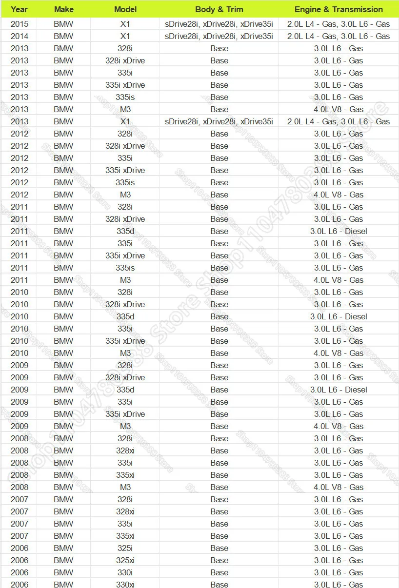 吸気入口ダクト 2005-2015 BMW 323i 325i 328i 330i 335i M3 X1 (E84/E90/E91/E92/E93) 13717541738