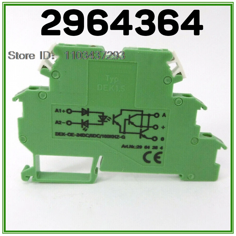 For Phoenix 2964364 DEK-OE-24DC/5DC/100KHZ-G Solid-state Relay Module