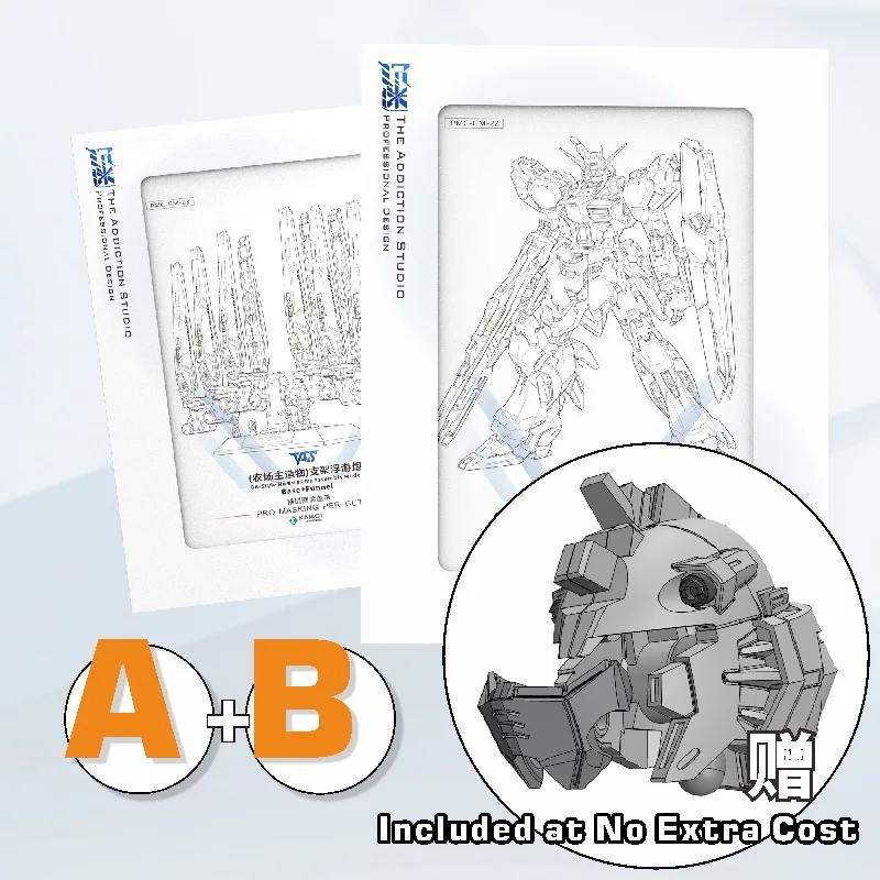 TAS PMC-GM-22+23 Pre-Cut Masking Tape Fit GK-Style Nu Model Body Base & Funnels DIY Painting Detail Upgrade Modification Parts