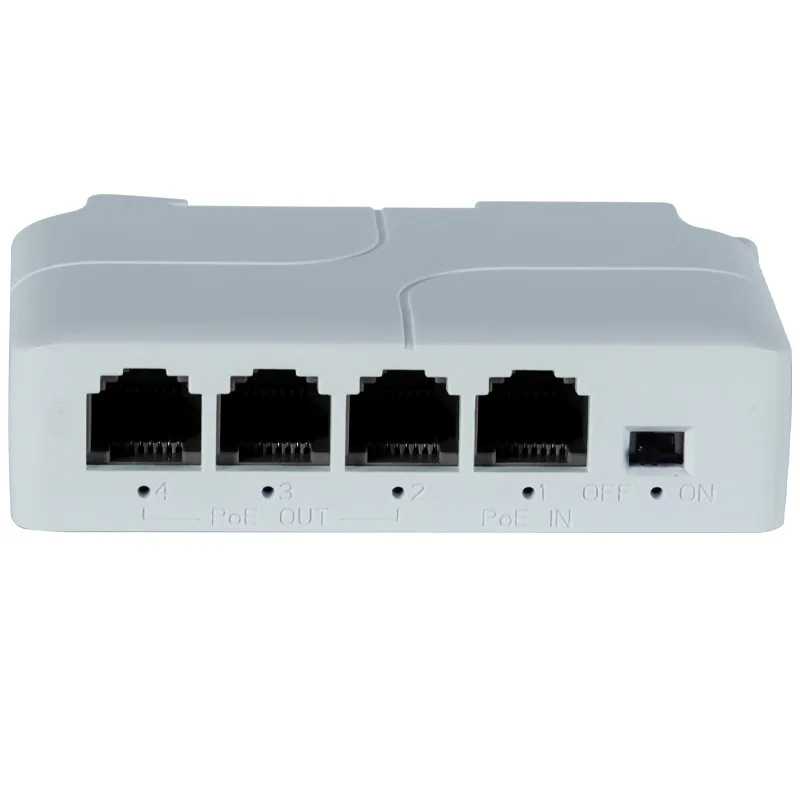 Outdoor Waterproof Gigabit POE Repeater One-in-four-out Cascading Extension Model XH-POE013S