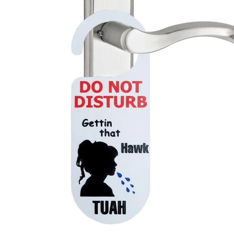 Do Not Disturb Door Sign Acrylic Door Hanger Sign For Offices Clear Printing Sleek Meeting Sign For Bedrooms Spa Clinics Door