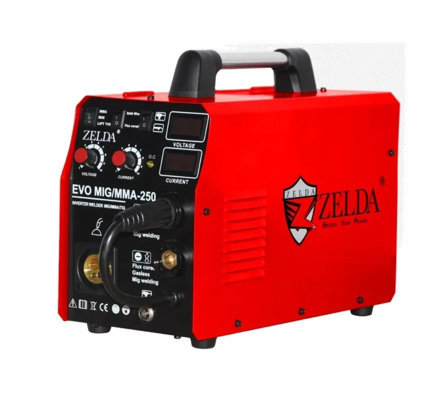 Multifunction 4 In 1 Arc Welders MIG Welding Machine 250 amp With MIG Spool Gun Function