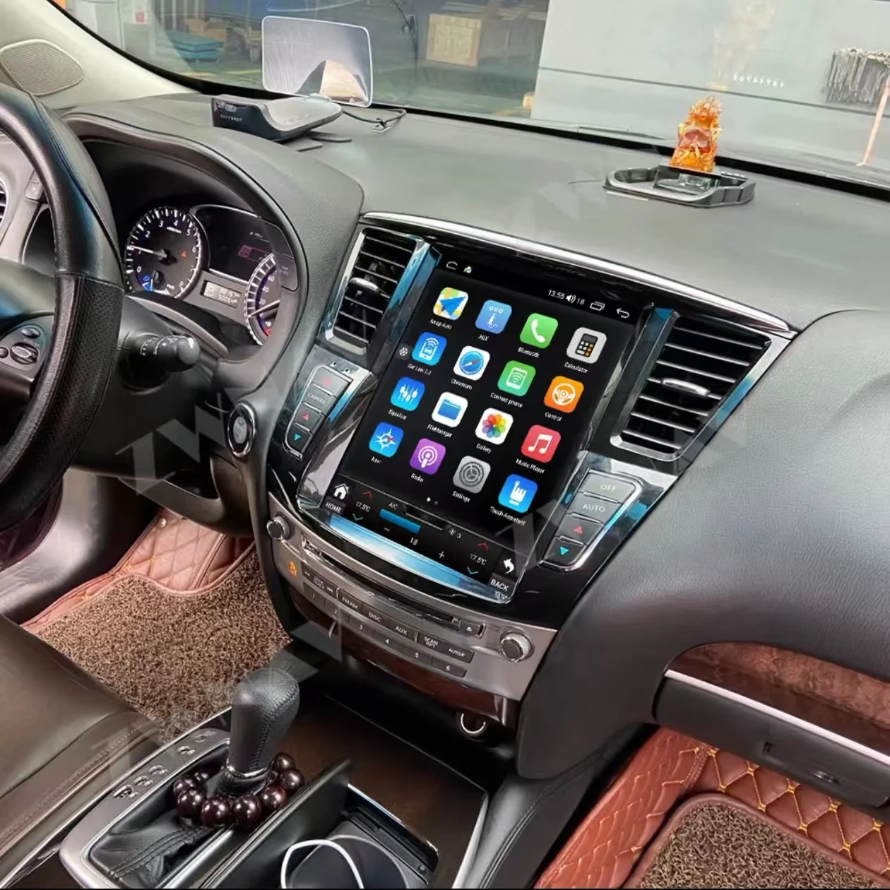 

12,1-дюймовый сенсорный экран Android, автомобильный стерео радиоплеер, GPS для Infiniti QX60 JX35