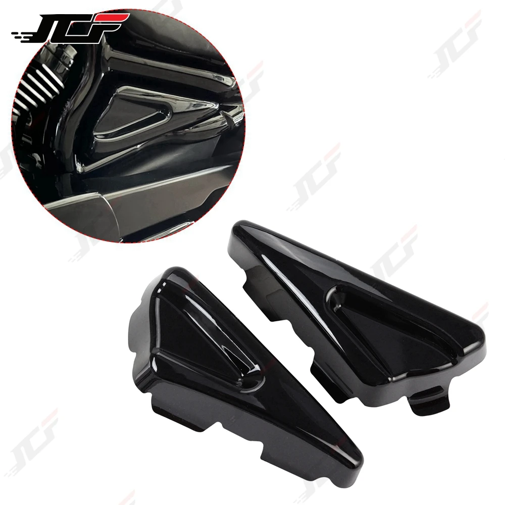 Motorcycle ABS Plastic Light Black Tank Side Frame Covers For Harley V-ROD VRSCDX NIGHT ROD SPECIAL NRS VRSCF MUSCLE 2007-2017