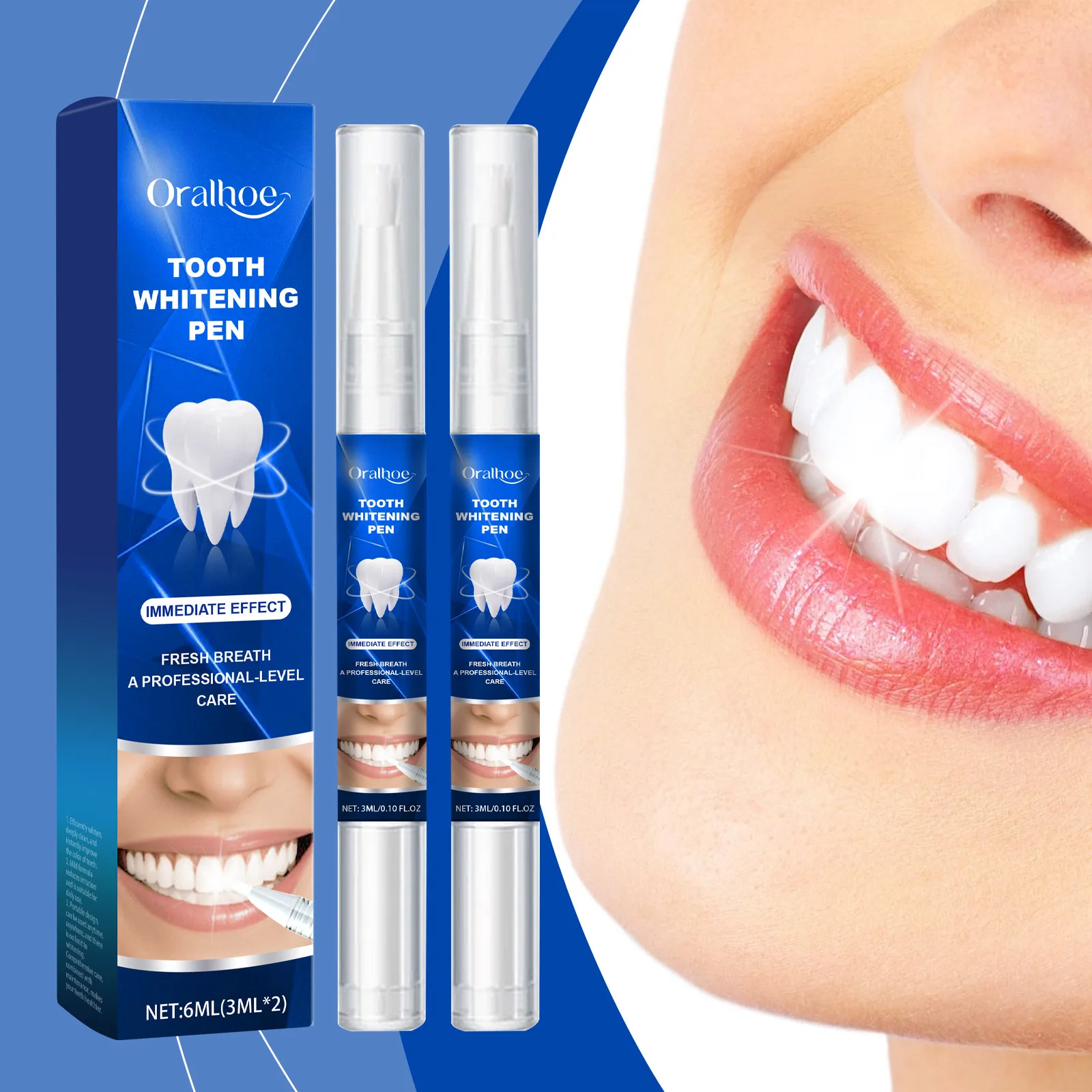 

Tooth Whitening Pen Pigment Removing Stains Clean Dazzling Brighten Freshen Breath Restoring Teeth Color Oral Hygiene Care Tools