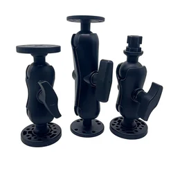 1.5 inç Ballhead Combo Montaj Tutucu Çift Soket Kol Yuvarlak Taban Garmin için TomTom GPS Fotoğraf Ekipmanları