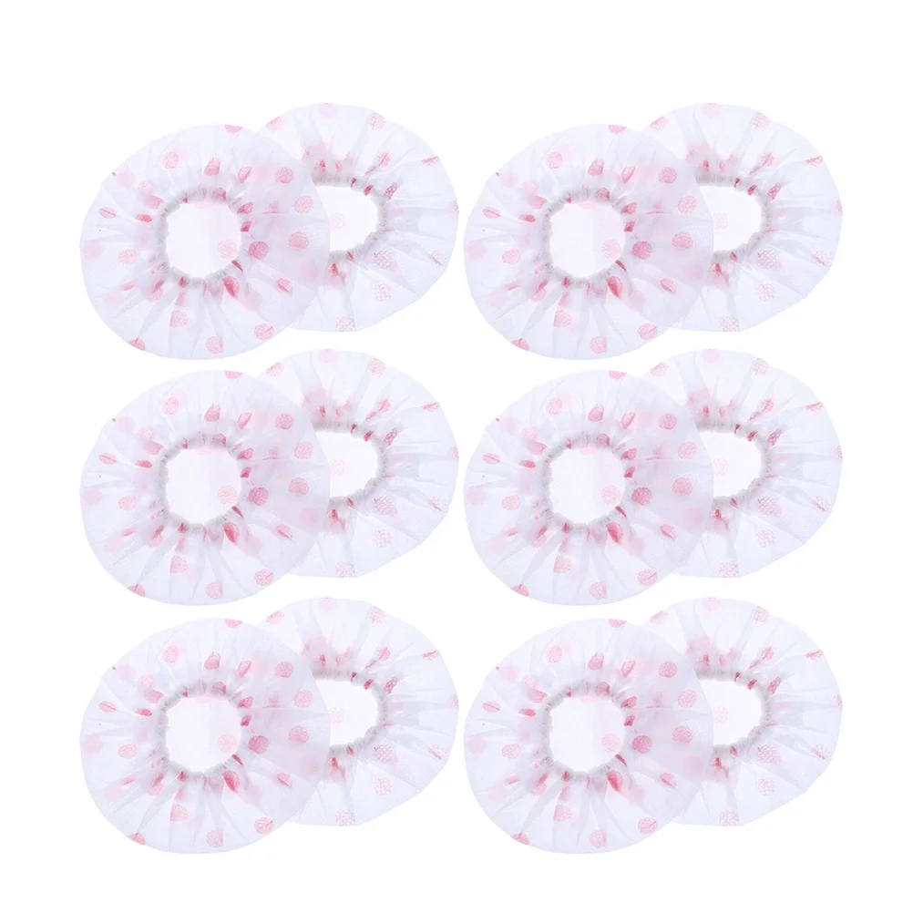 

66Pcs Microphone Hygiene Cover Set Disposable Non-woven Fabric Replacement For Stage Use