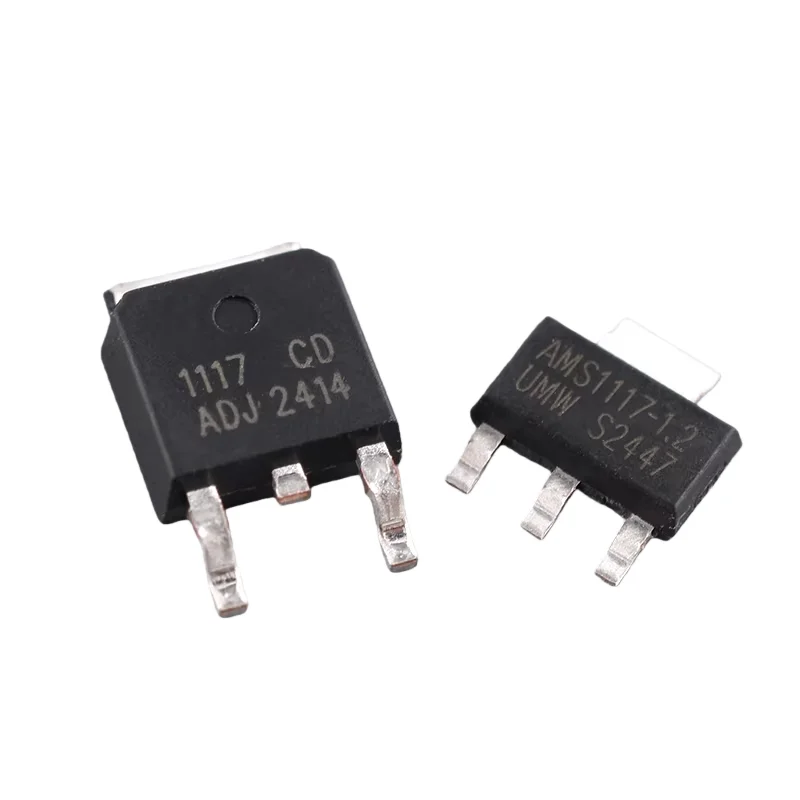 10pcs AMS1117-3.3 1.2 1.8 2.5 5.0VADJ Voltage Regulating Power Chip Original Genuine UMW Voltage Reducing IC