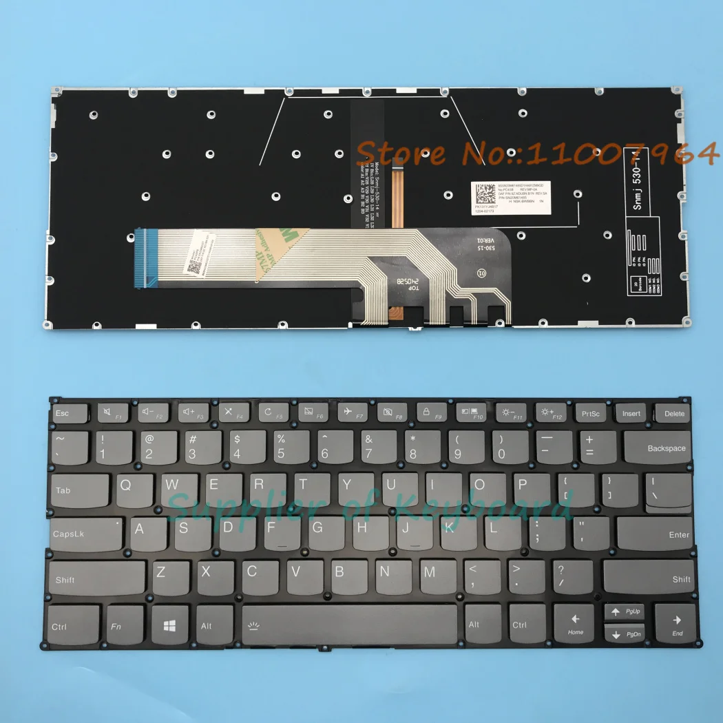 

NEW Latin Spanish/English Keyboard For Lenovo Flex 6-14ARR 6-14IKB Yoga 530-14ARR 530-14IKB Laptop Backlit