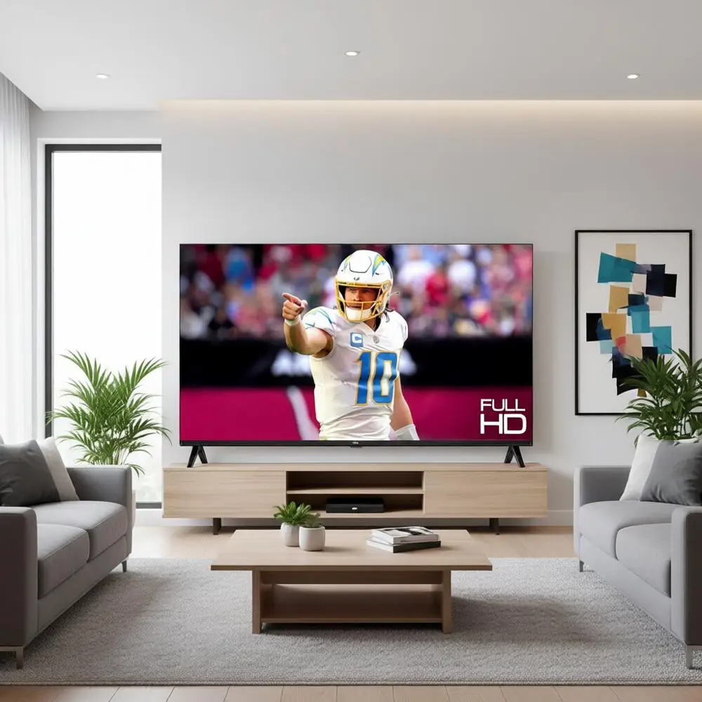 

32-дюймовый смарт-телевизор LED 1080p с голосовым пультом, совместимый с Alexa, HD-стриминг, черный