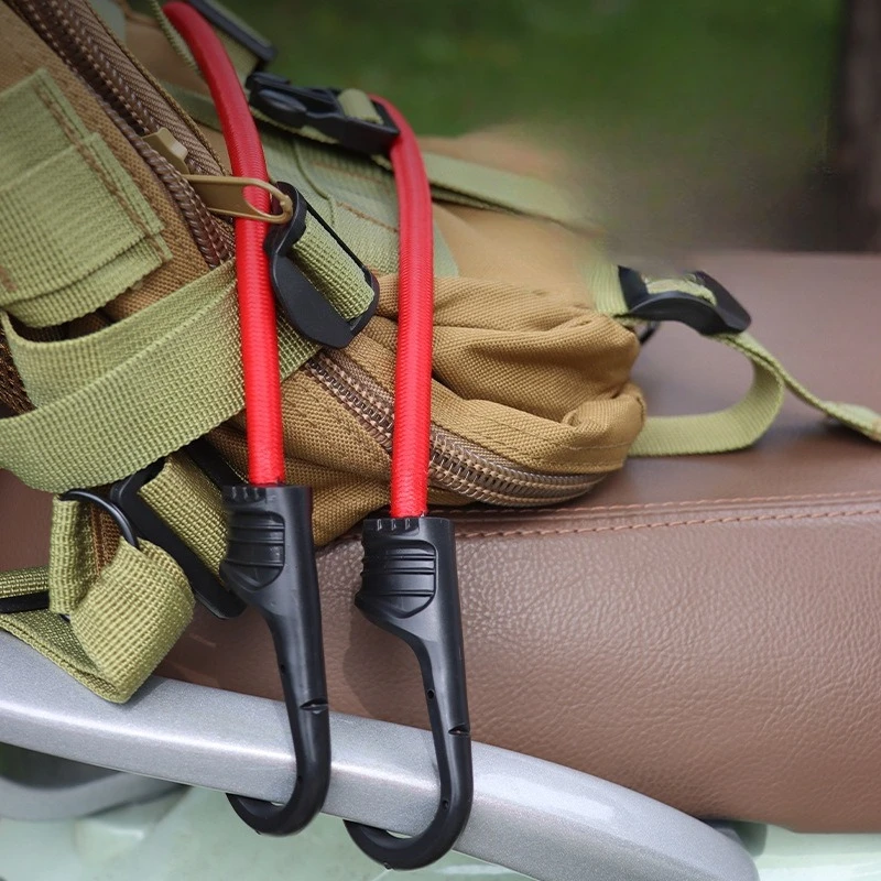 

Многофункциональная фиксирующая эластичная веревка для багажа мотоцикла, велосипеда, сетка с крючком, ремень для крепления груза для путешествий на открытом воздухе