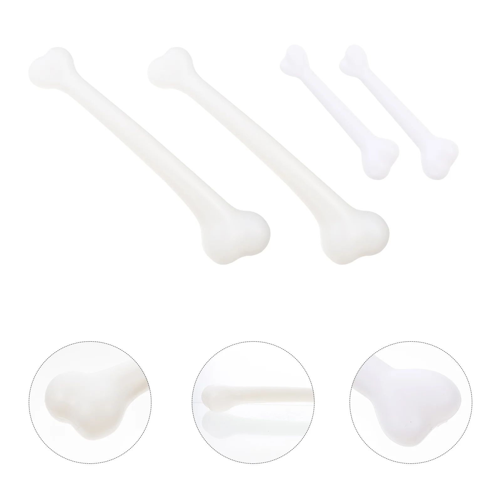 Bone Shaped Props Simulated Human Bones Toys Plastic Jungle Makeup White Halloween Dreses