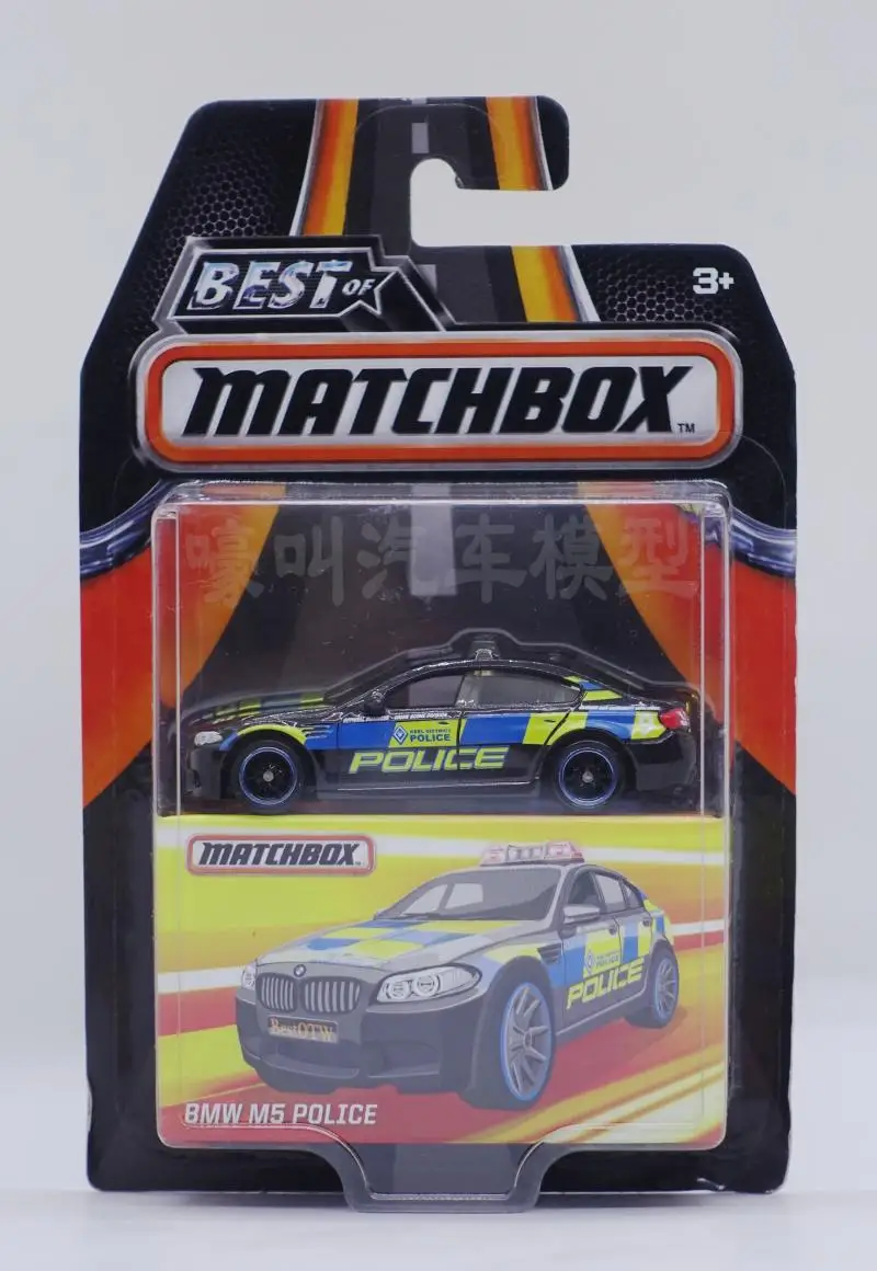 Best Of Matchbox 1:64 MB966 BMW M5 POLICE Collection of die cast alloy trolley model ornaments