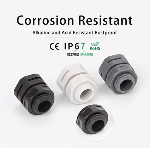 Imagen 2 del producto 10 Uds tornillo de tapón de ventilación impermeable válvula de ventilación de escape automática M5 M6M8M12 M16M20 IP68 válvula transpirable de nailon equilibrio de presión