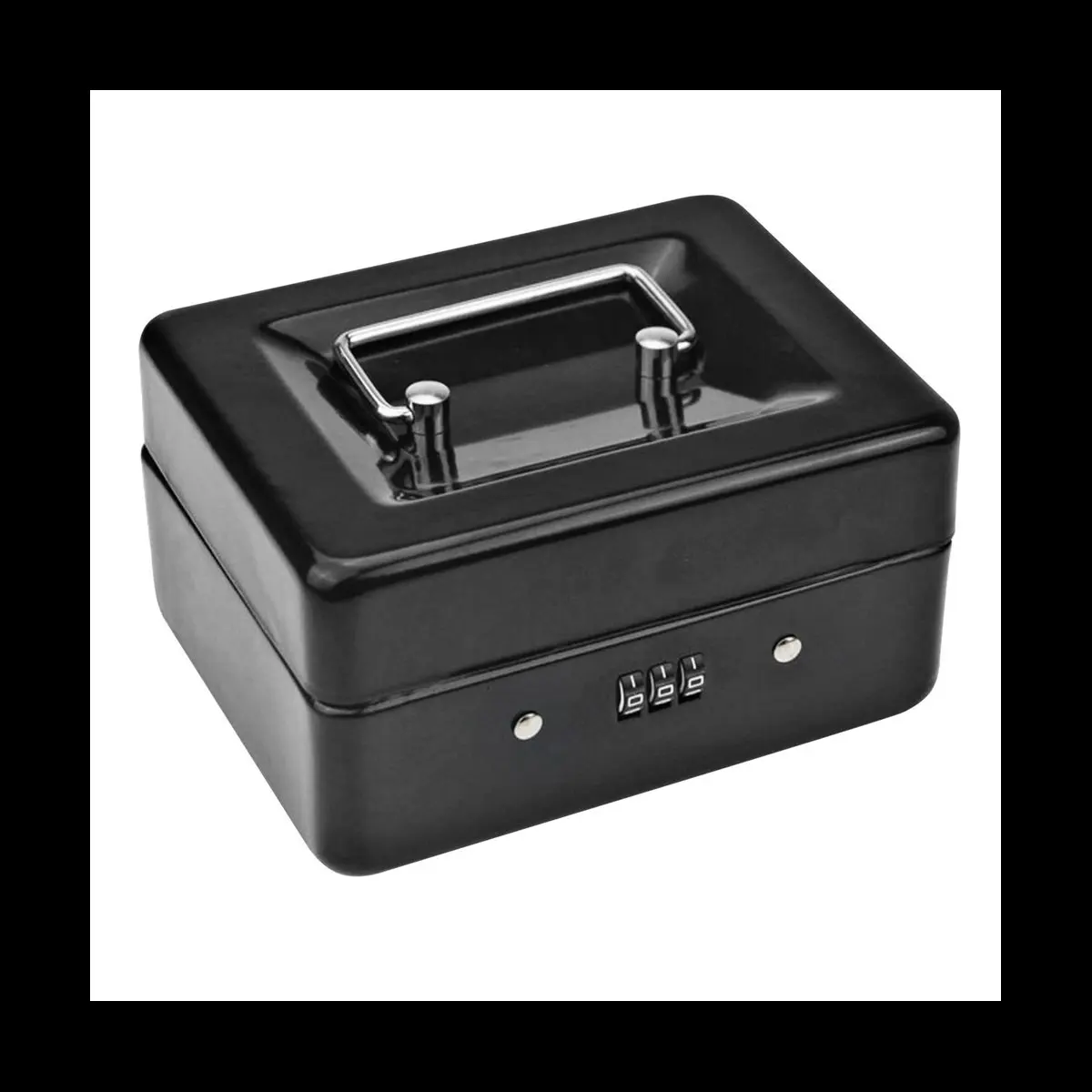 3x-durable-metal-coin-box-with-locking-storage-tray-small-coin-box-with-combination-lock-15-x-12-x-77cm-black