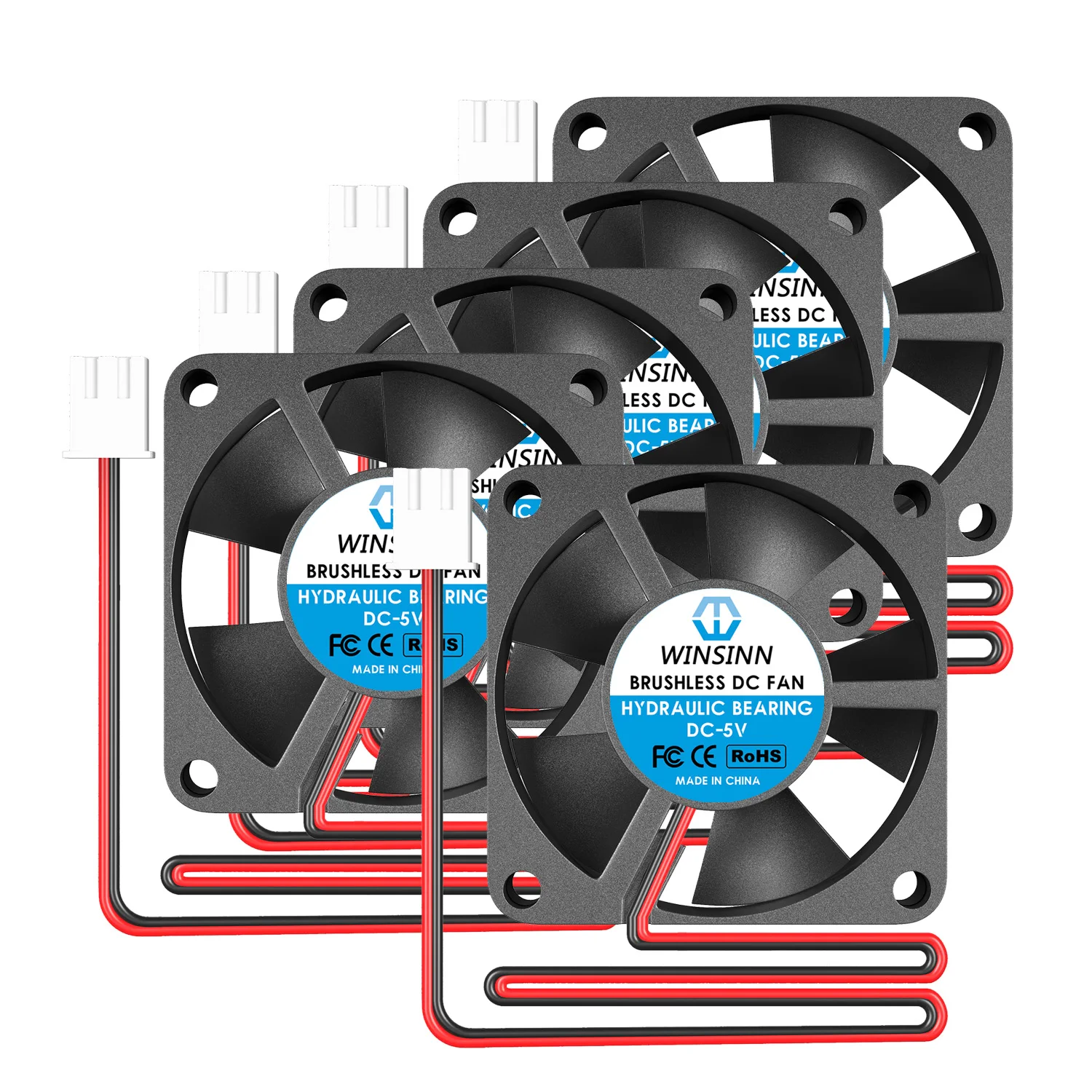 WINSINN 3510 35mm Fan DC 5V 12V 24V Hydraulic / Dual Ball Bearing Brushless Cooling 35x10mm 2PIN