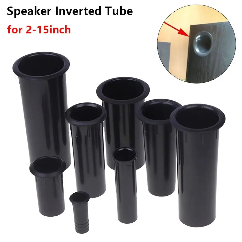 1Pcs New Vent Speaker Port Tube Plastic Bass Reflexes Inverted Tube Guide Tube Speaker Accessory