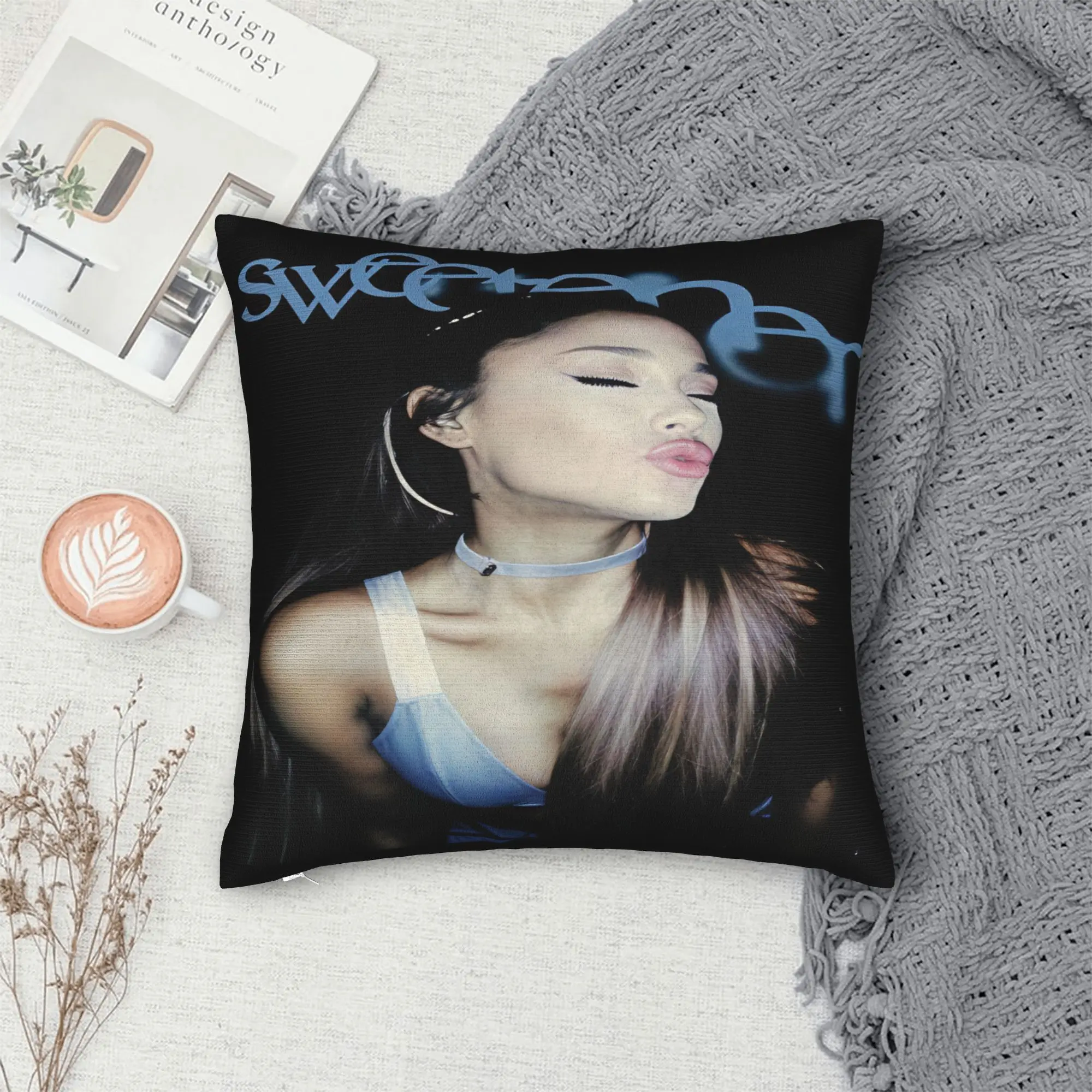 Arianas Grande  Pillow Case  Soft Pillow Cover Cute Funny Pillowcases For Chair Sofa Home Decor