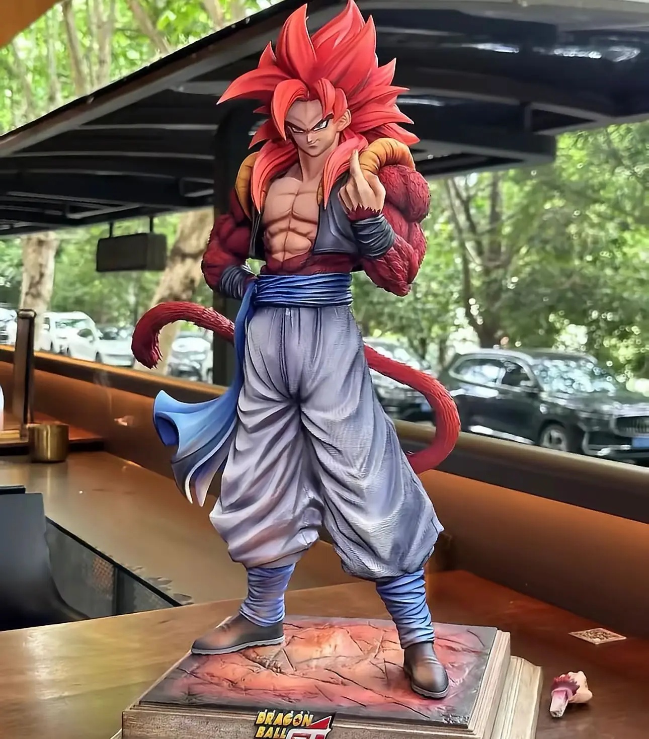 New 1/6 Dragon Ball Anime Figure Gogeta Perimeter Resin Model Cool Statue Desktop Decoration Ornaments Kids Christmas Gifts Toys