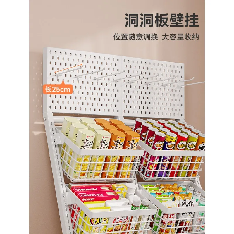 Supermarket display racks, convenience store high-value snack racks