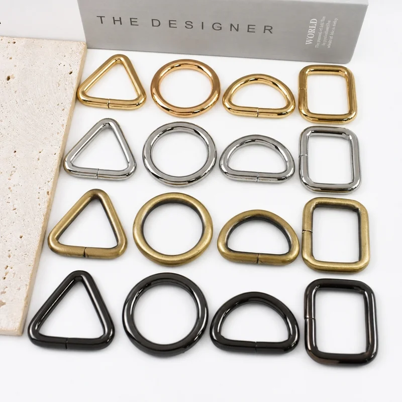 

10/20Pcs 20-38mm Metal O D Ring Buckles Bag Strap Connect Clasp Dog Collar KeyChain Loop Hooks DIY Leather Craft Accessories