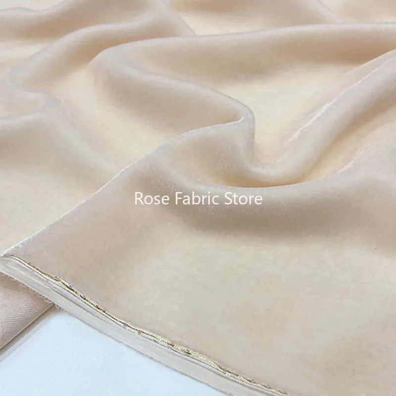 1-метровая высококачественная шелковая бархатная ткань, мягкая, гладкая, широкая ширина, шитье платья, юбка, брюки, украшения, велюровые ткани «сделай сам»