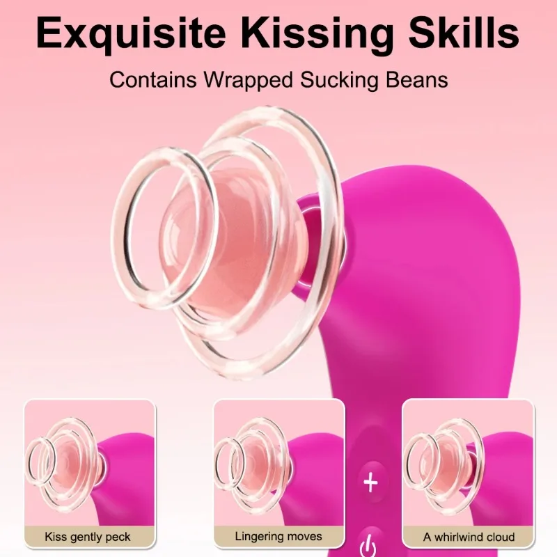Powerful Clit Sucker VibratorSucking Blowjob Clitoris Stimulator Nipple Vagina Pussy Pump Etotic Sex Toys for Women Masturbator view 2