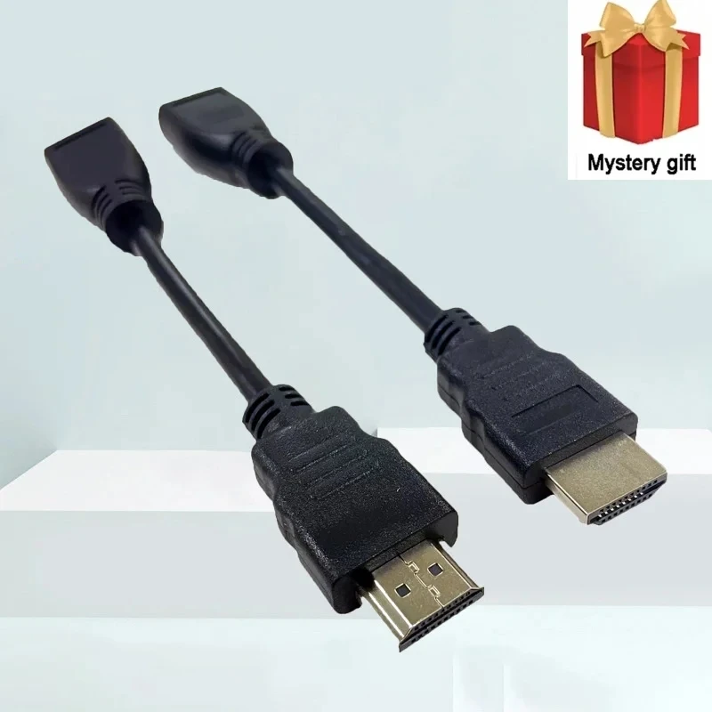 15cm Short HDMI Male To Female HD Extension Data Cable HDMI-compatibale Protector Extender Cord for All Smart Devices