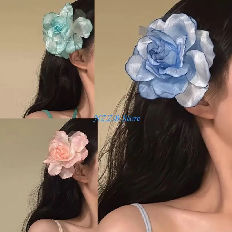 

T21F Hair Clip for Women Large Clip Barrettes Delicate Beach Funny Hair Claw Clip
