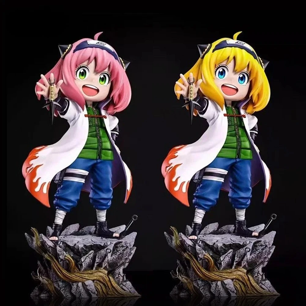 19cm/7,48 Zoll Anime-Figur Anya Forger Cosplay Namikaze Minato Actionfiguren PVC-Statue Sammlermodell Spielzeug Geschenke