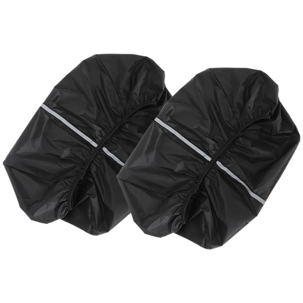 

2Pcs Tear Resistant Waterproof Bike Basket Cover Oxford Cloth Cycling Basket Rain Cover Outdoor Protective Sleeve