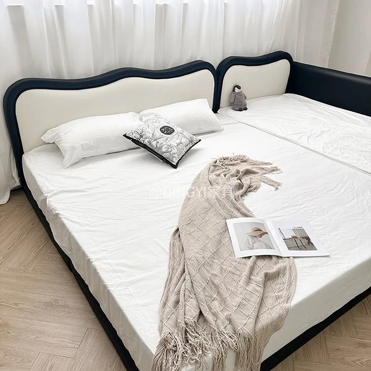 Double  Master bedroom Queen  Parent-child bed Tatami bed Splicing