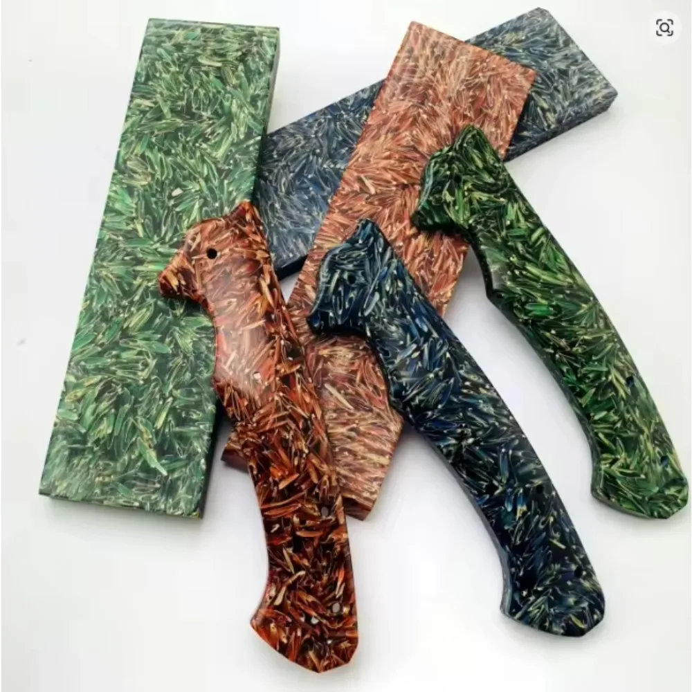 Multi‑functional DIY Raw Material, Resin Fiber Composite Blank Board, Used for Making Knife Handles, Slingshots & Craft Tools