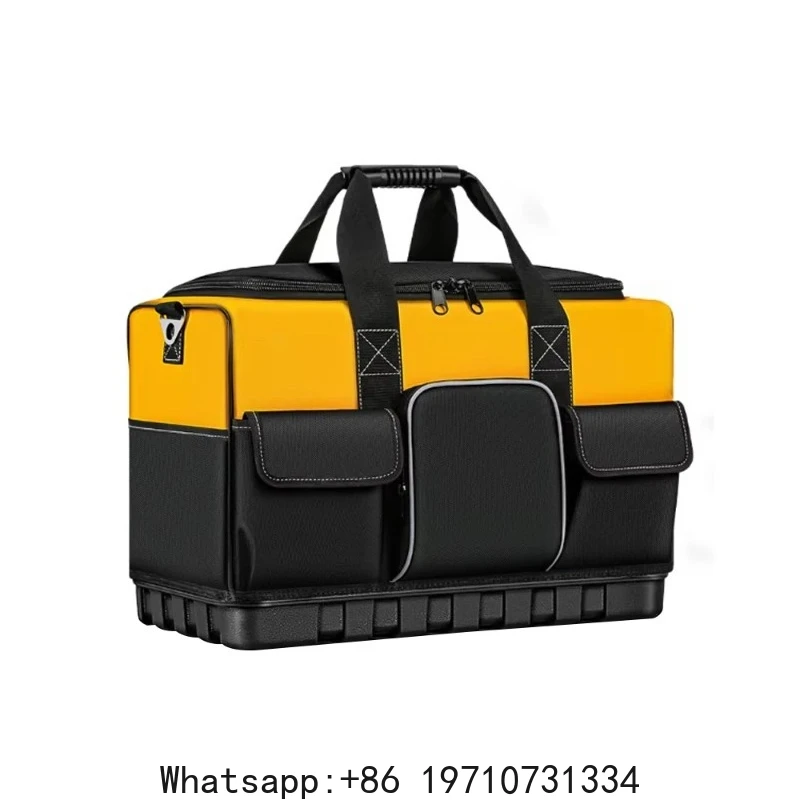 18/20/23 Inch Tool Bag, Large Tool Bag with 6 Exterior Pockets Electrician Tool Bag, for DIY Enthusiasts and Craftsmen