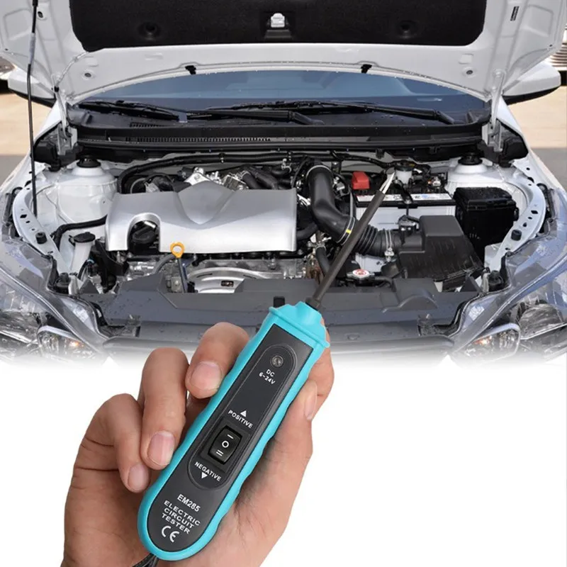 

1pcs Automotive Electric Circuit Tester Car Electrical System Tester 6-24V DC Automotive Multi-function Drive Test Pen