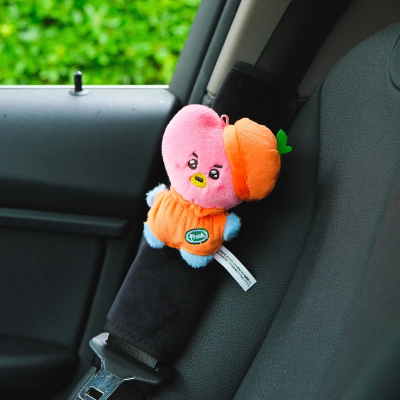 

Cute Bt21 Kawaii Anime Orange Series 10Cm Rj Cooky Plush Keychain Cartoon Shooky Koya Bag Pendant Decoration Girl Gift
