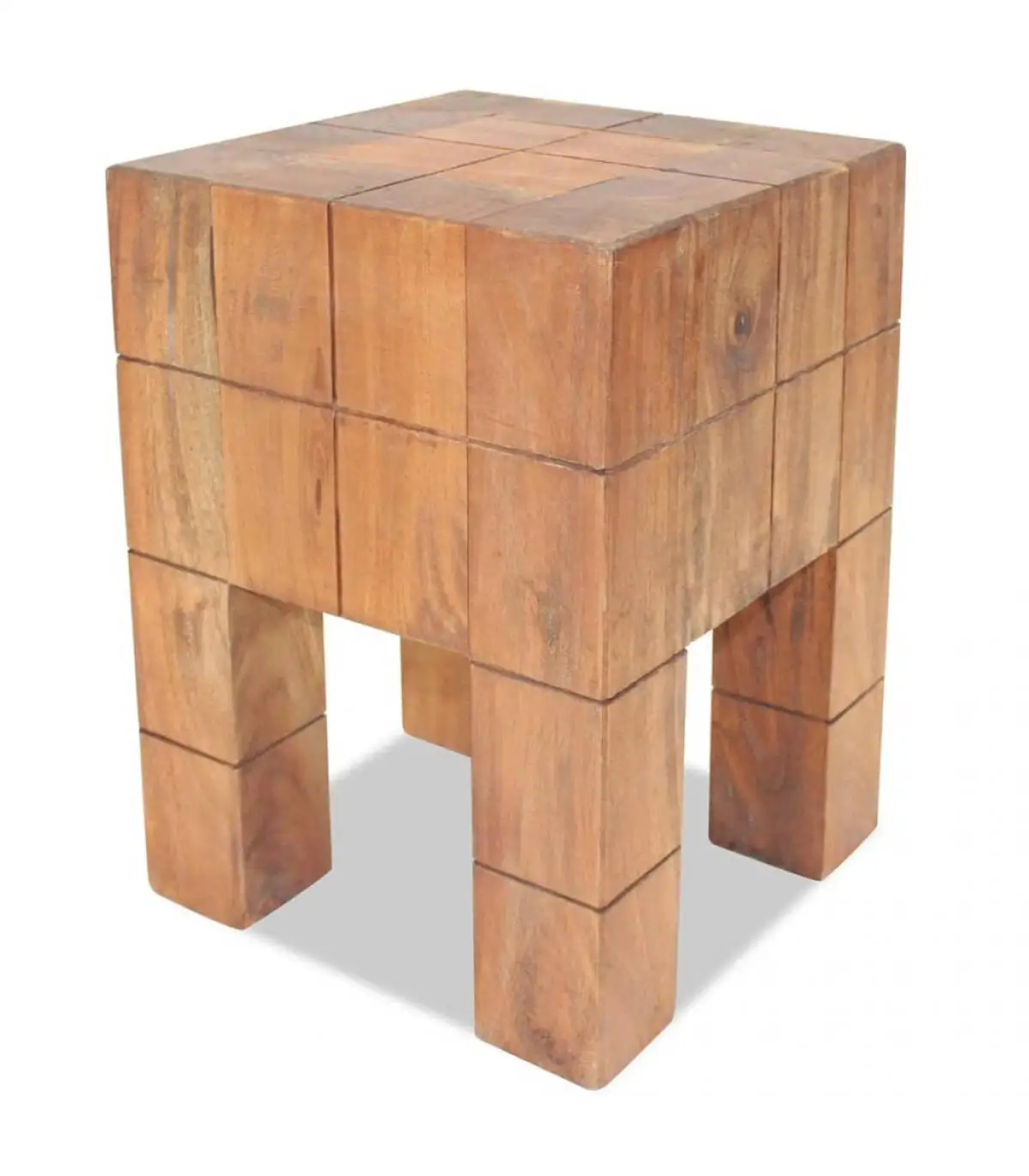 Recycled solid wood stool folding stools and chairs