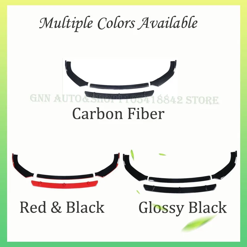 For Audi Q3 F3 2019-2025 Car Front Bumper Lip Lower Protector ABS Modification Splitter Bumper Reinforcement Decoration Body Kit view 5